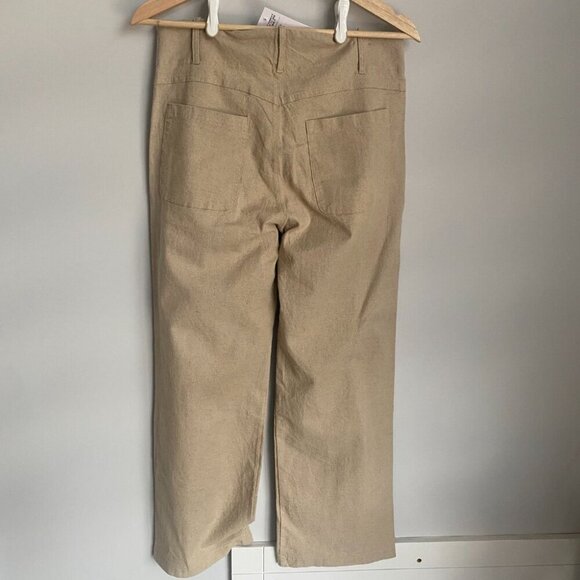 Brenda Beddome Stretch Linen Wide Leg Pant Size 30 - Picture 6 of 9